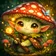 Colorful abstract animal avatar with vibrant hues and unique design for a profile picture